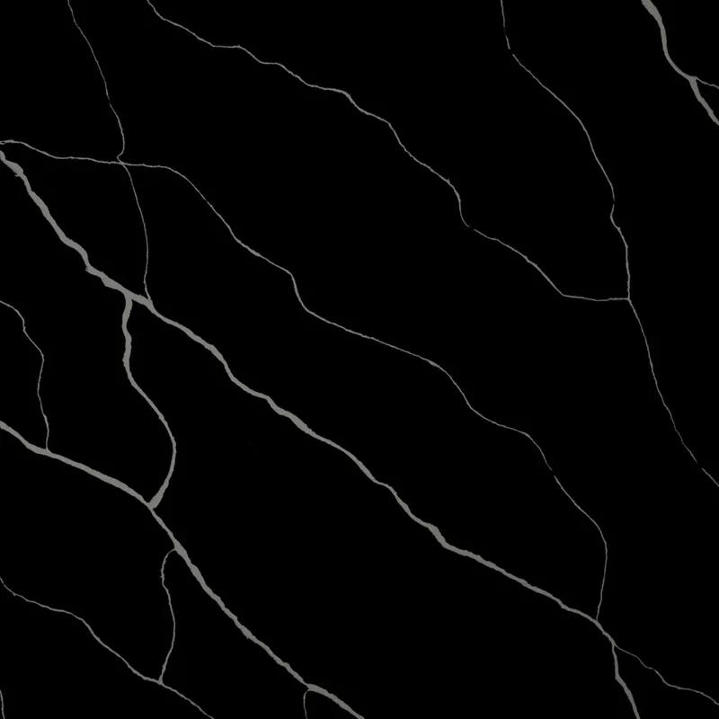 Calacatta 6612 quartz, upper-right area of the slab