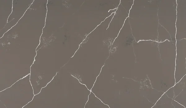 Auro Quartz Calacatta 6704 quartz slab, grey with white veins