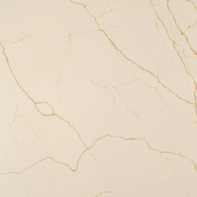 Close-up of Auro Quartz Calacatta 6895